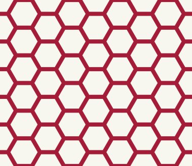 Soyut geometrik kırmızı ve beyaz grafik tasarım deco desen