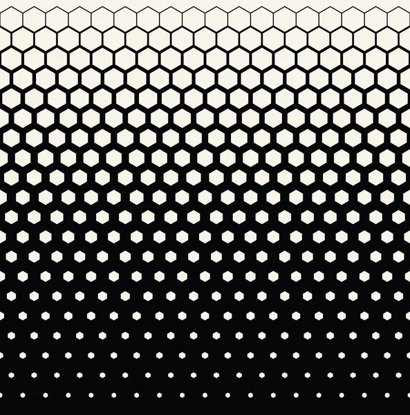 Soyut geometrik siyah-beyaz grafik noktalı resim altıgen deseni