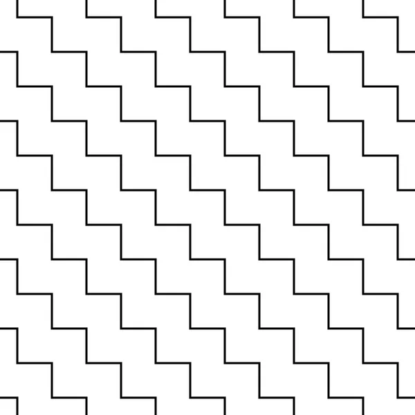 Abstraktní geometrické černobílý grafický design tištěným vzorem — Stockový vektor