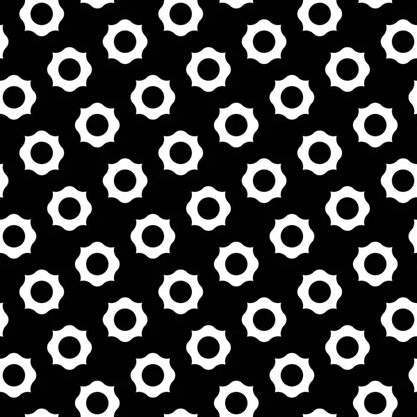Soyut geometrik siyah-beyaz grafik tasarım baskı desen — Stok Vektör