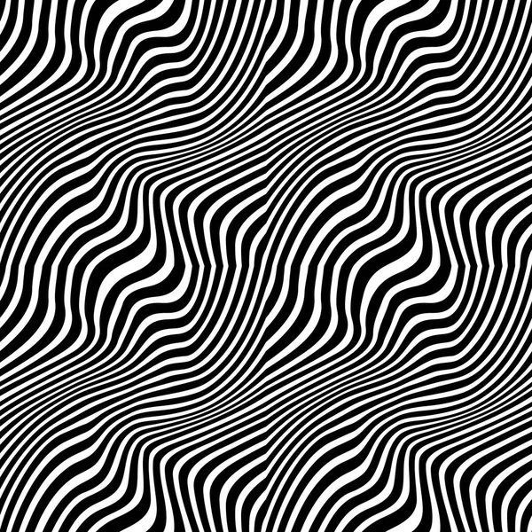 추상적인 기하학적 흑백 그래픽 디자인 인쇄 패턴 — 스톡 벡터