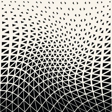 Soyut geometrik siyah-beyaz grafik tasarım baskı desen