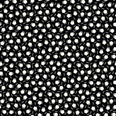 Soyut geometrik siyah-beyaz grafik tasarım baskı desen