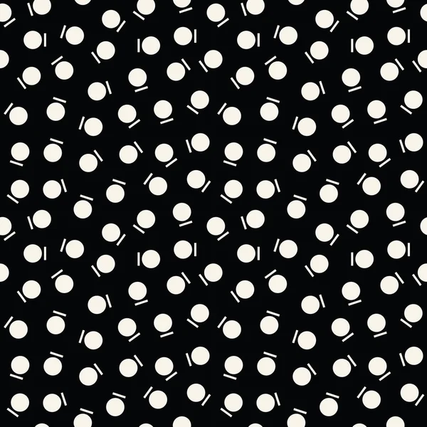 Géométrie Abstraite Noir Blanc Déco Art Memphis Fashion Pattern — Image vectorielle