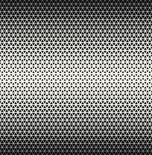 Abstracte Geometrische Zwart Wit Grafisch Ontwerp Driehoek Halftoonpatroon — Stockvector