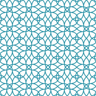 Soyut geometri mavi süsleme deco sanat desen