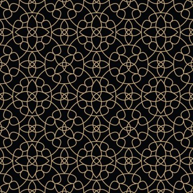 Soyut geometrik altın deco deco sanat yastık deseni