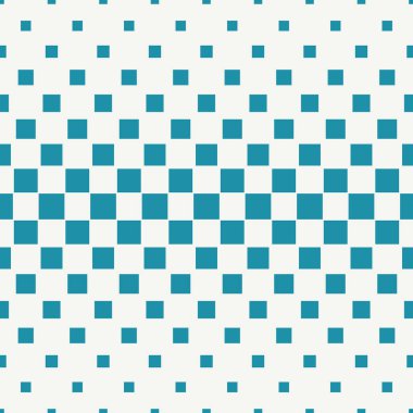 Soyut geometrik hipster moda yarı ton mavi kare desen