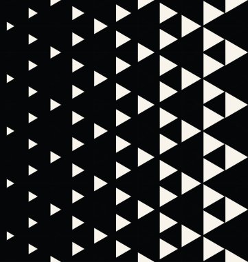 Soyut geometrik hipster moda tasarım yazdırma yarı ton üçgeni modeli
