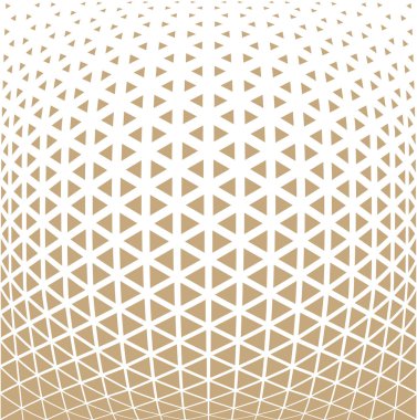 Soyut altın geometrik üçgen tasarım noktalı resim deseni