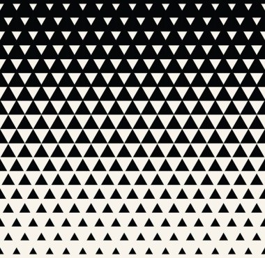 Soyut geometrik hipster moda tasarım yazdırma yarı ton üçgeni modeli
