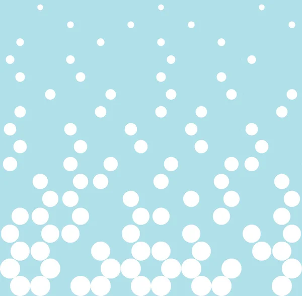 Geometria Abstrata Moda Azul Ponto Meio Tom Padrão — Vetor de Stock