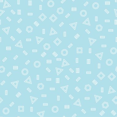 Geometrik Kusursuz Desensiz Kalıp Arkaplanı 