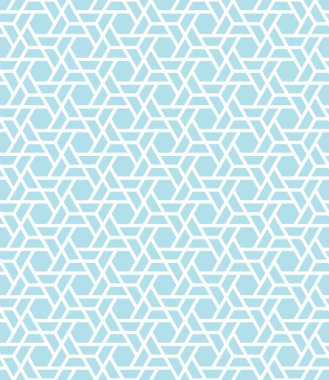 Soyut geometrik mavi hipster moda yastık altı köşe ızgara desen