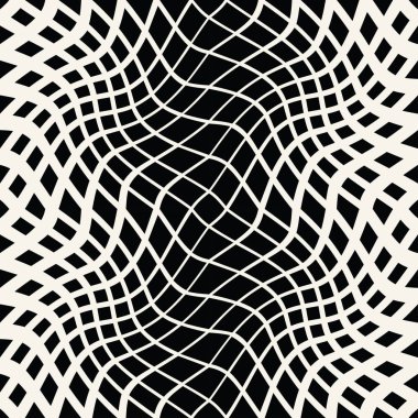 soyut geometrik trippy siyah ve beyaz arka plan deseni grafiği