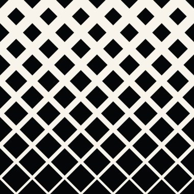 yarı ton kare geometrik degrade desen
