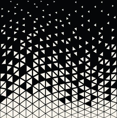 abstracet geometrik yarı ton üçgeni trippy Dikişsiz desen arka plan