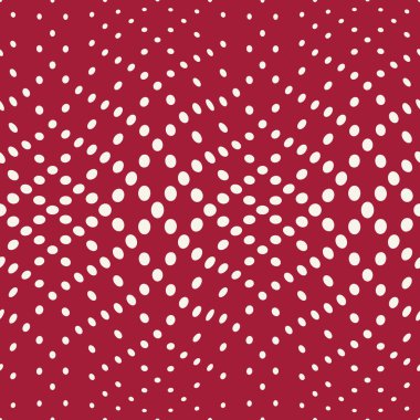 geometrik daire degrade yarı ton Dikişsiz kırmızı desen