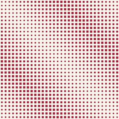 yarı ton kırmızı kare geometrik degrade desen