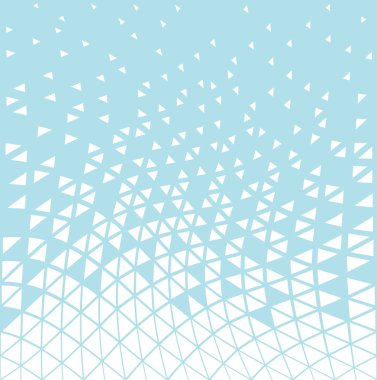 abstracet mavi geometrik yarı ton üçgeni trippy Dikişsiz desen arka plan