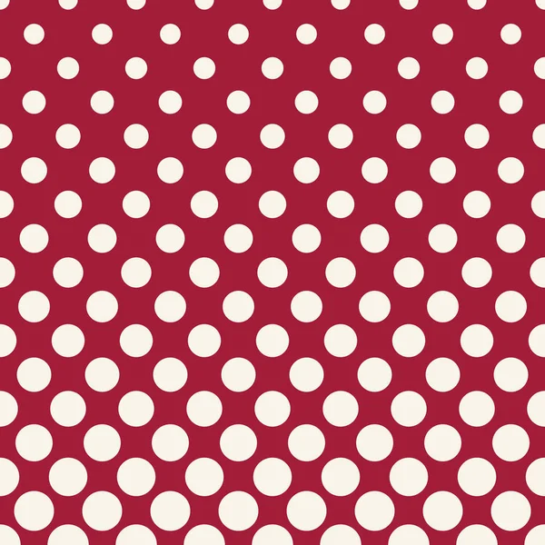 Circles Halftone Seamless Geometric Gradient Red Pattern — Stock Vector