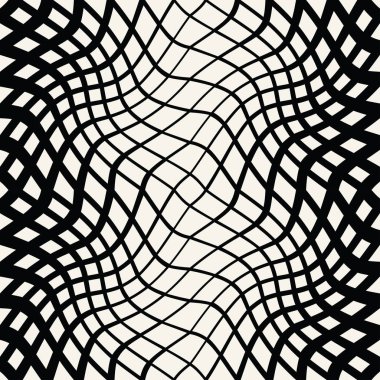 soyut geometrik trippy siyah ve beyaz arka plan deseni grafiği