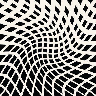 soyut geometrik trippy siyah ve beyaz arka plan deseni grafiği