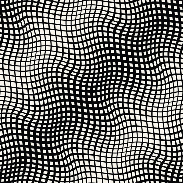 Resumen Geométrico Trippy Negro Blanco Patrón Fondo Gráfico — Archivo Imágenes Vectoriales