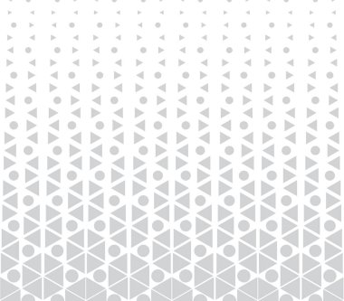 soyut geometrik altıgen noktalı degrade desen arka plan