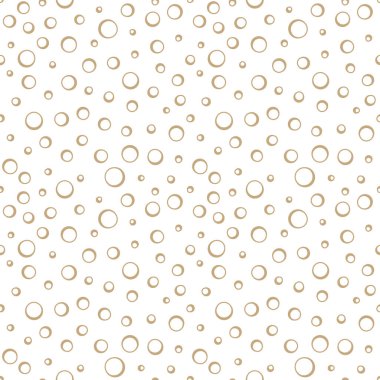 soyut geometrik altın deco vektör kabarcıkları deseni