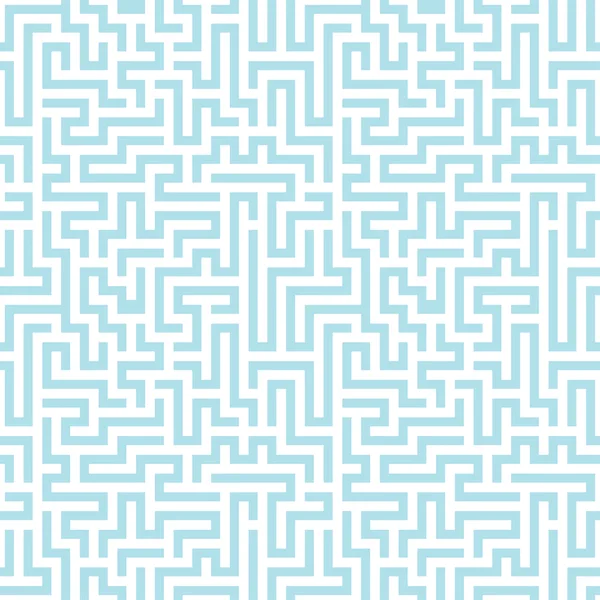Векторний Графічний Абстрактний Візерунок Геометрії Лабіринту Синій Безшовний Геометричний Лабіринтовий — стоковий вектор