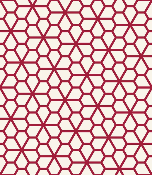 Абстрактная геометрическая сетка пятиугольника бесшовный цветочный узор — стоковый вектор