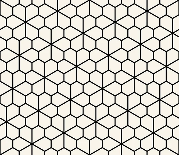 Абстрактная геометрическая сетка пятиугольника бесшовный цветочный узор — стоковый вектор