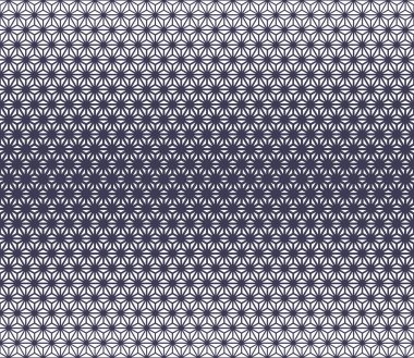 Kutsal geometri yarı ton üçgeni grafik desen baskı