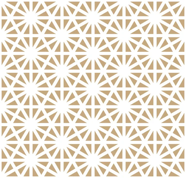 Geometrische lijnen zeshoek raster minimale patroon vector achtergrond — Stockvector