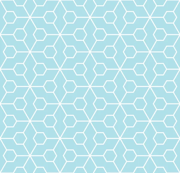 Hexagone géométrique abstrait imprimé motif minimal sans couture — Image vectorielle