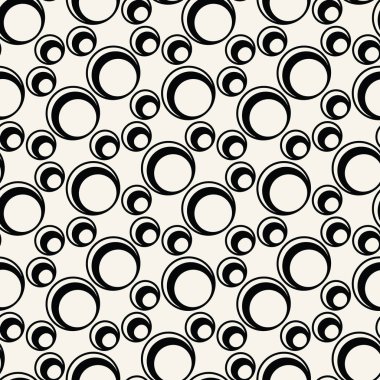 şirin geometrik kabarcıklar grafik yazdırma vektör desen