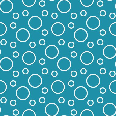 şirin geometrik kabarcıklar grafik yazdırma vektör desen