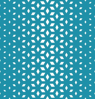 Mavi soyut kutsal geometri kılavuz noktalı resim küpleri deseni