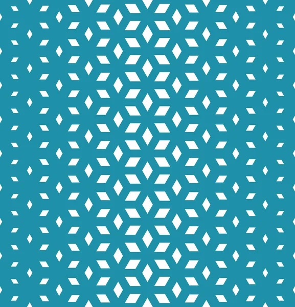 Abstrakte Heilige Geometrie Blaues Gitter Halbtonige Würfelmuster — Stockvektor