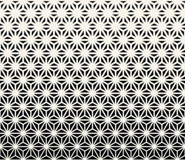 Kutsal geometri yarı ton üçgeni grafik desen baskı