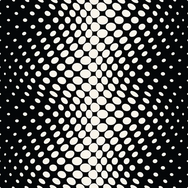 Геометрические Круги Градиентный Полутоновый Бесшовный Черно Белый Узор — стоковый вектор