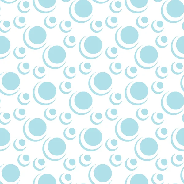 Cute geometric bubbles graphic print vector pattern — Stock Vector