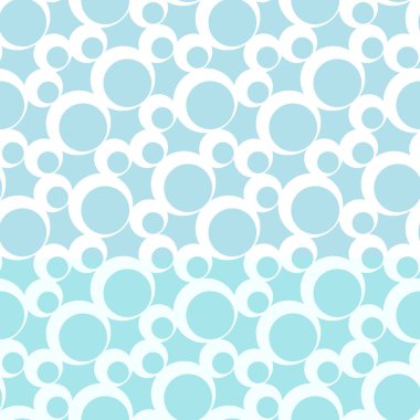 şirin geometrik kabarcıklar grafik yazdırma vektör desen