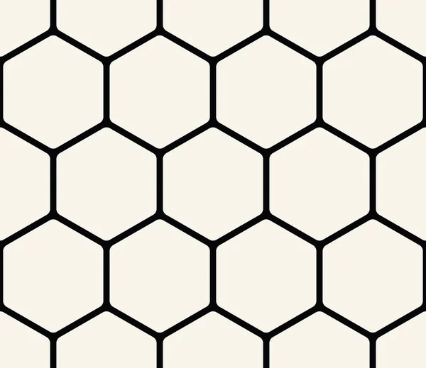 Geometric hexagon minimal grid graphic pattern background — Stock Vector