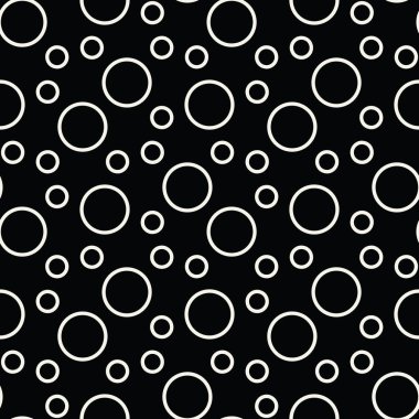 şirin geometrik kabarcıklar grafik yazdırma vektör desen