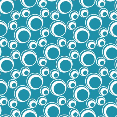 şirin geometrik kabarcıklar grafik yazdırma vektör desen