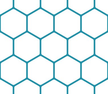 geometrik altıgen en az ızgara grafik desen arka plan