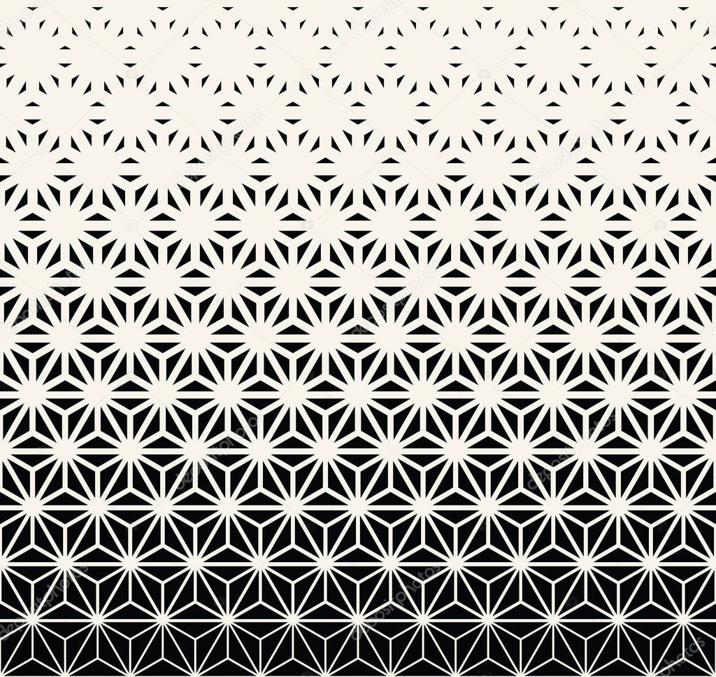 sacred geometry halftone triangle graphic pattern print