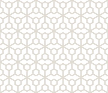 soyut geometrik altıgen en az Dikişsiz desen baskı